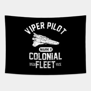 Battlestar Galactica Viper Pilot Colonial Fleet Tapestry