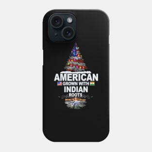 Christmas Tree  American Grown With Indian Roots - Gift for Indian From India Phone Case