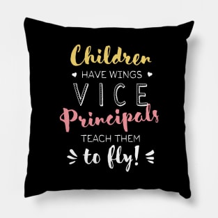 Vice Principal Gifts - Beautiful Wings Quote Pillow