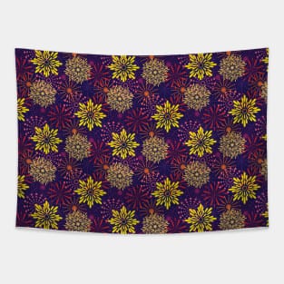 Fireworks Design Tapestry