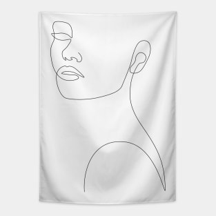 Girly Portrait Tapestry