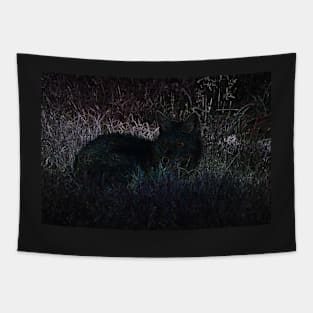 Resting Fox Tapestry