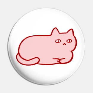 Pink Meow Loaf Pin