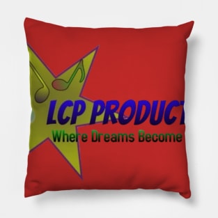 LCP PRODUCTIONS Logo Pillow