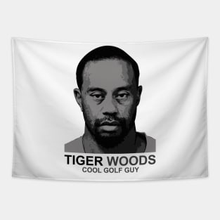 Tiger Woods Cool Golf Guy Tapestry