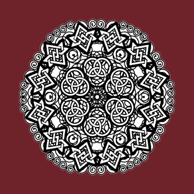 Meditation Mandala by Bits