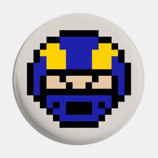 8-Bit Helmet - Los Angeles Pin