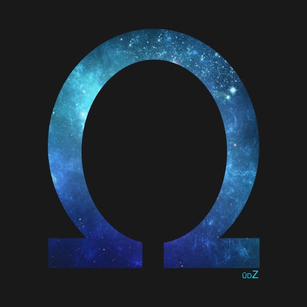 Omega space letter concept by udezigns