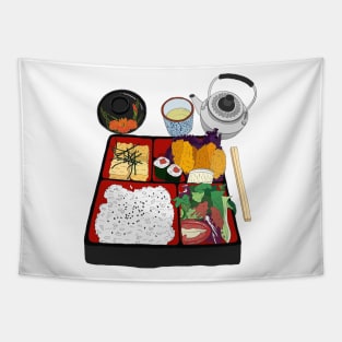 Japanese Bento Box Tapestry