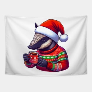 Christmas Armadillo Tapestry