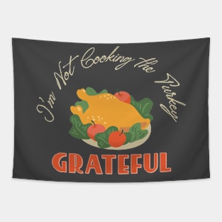 Grateful Turkey Dinner Tapestry