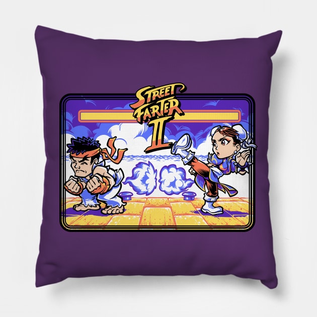 Street Farter II Pillow by harebrained