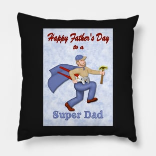 Super Dad Father's Day Pillow