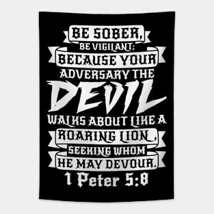 1 Peter 5:8 Be Sober Be Vigilant Tapestry