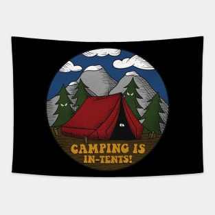 Camping is in-tents! Tapestry