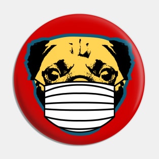 Mask Pug Pin