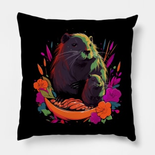 Nutria Fathers Day Pillow