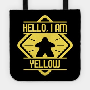 Hello I am Yellow Board Games Addict Tote