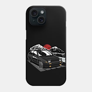 black  ae86 hachiroku Phone Case