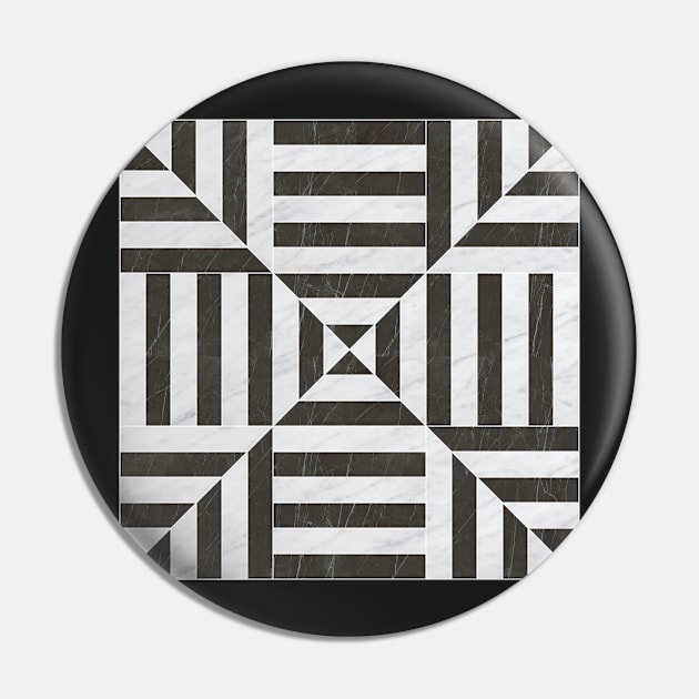 Optical Illusion Print All Over Pin by vintage-glow