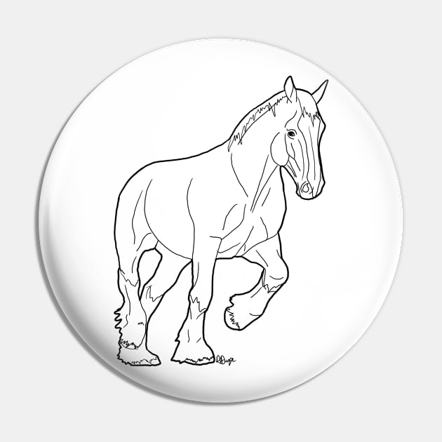 Clydesdale Pin by Shyflyer