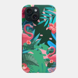 rain forests, flamingos Phone Case