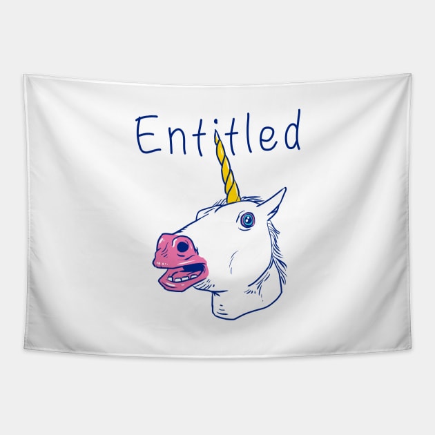 Entitled Unicorn Tapestry by Vincent Trinidad Art