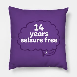 14 Years Seizure Free Pillow