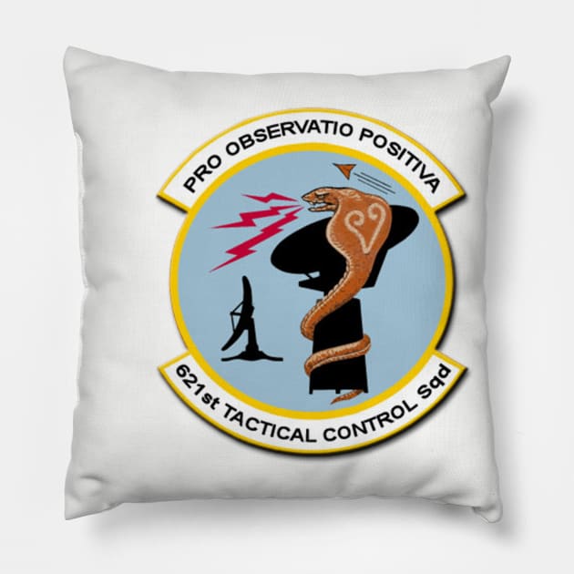 621st Tactical Control Sqd, Basic Unit Emblem Pillow by VoodooNite