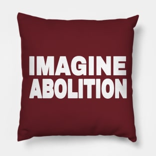 IMAGINE ABOLITION - White - Back Pillow