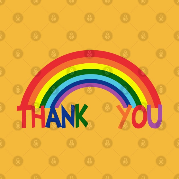 Thank You Rainbow Support by HumanTees