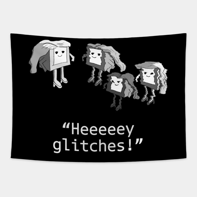 Software Developer Computer Engineer Nerd Glitches Funny Tapestry by Ray Wellman Art