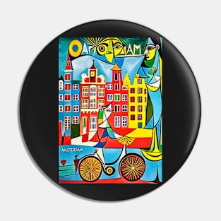 Amsterdam, globetrotters Pin