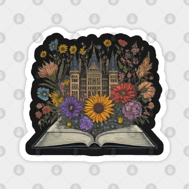 university graduation gift and student book lover Magnet by SR8891