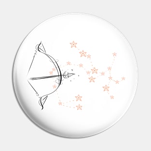 Zodiac sign Sagittarius Pin