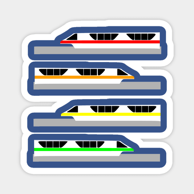 Mark VI Magical Monorail Magnet by ThisIsFloriduhMan