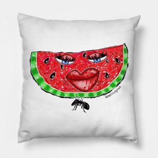 Juicy Watermelon Face Pillow