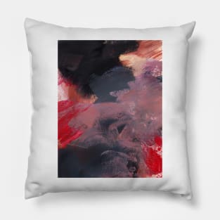 Abstract Mix Media Painting 10 Pillow