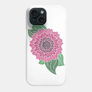 Tudor Rose Ombré Pink Phone Case