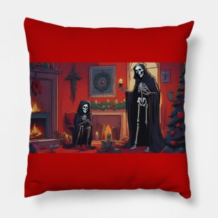 Merry Death Christmas Pillow