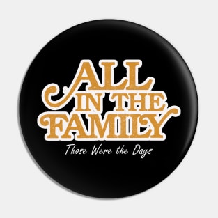 All in the Family Dark Pin