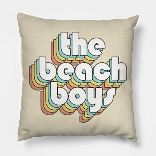 Retro The Beach Boys Pillow