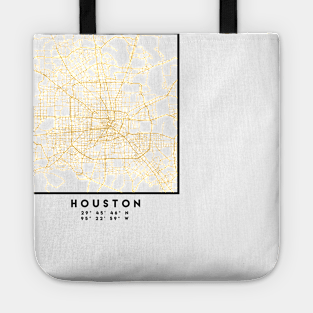 HOUSTON TEXAS CITY STREET MAP ART Tote