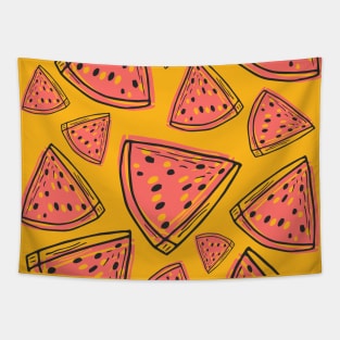 Feel Watermelon Summer Pattern Tapestry