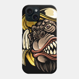 Chimpanzee Banana Phone Case