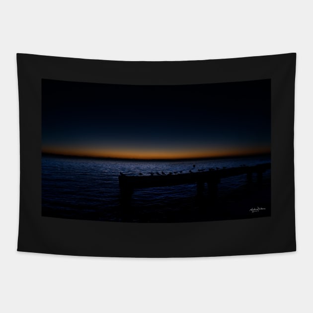 Old Busselton Jetty Tapestry by lordveritas