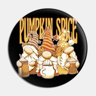 Gnomes with autumn drinks Pin