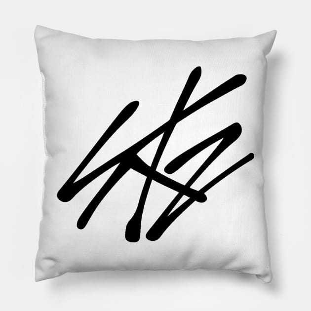 KPOP STRAY KIDS SKZ LOGO Pillow by LySaTee