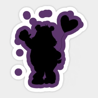 Love A Lot Bear Care Bear Sticker/water Bottle, Laptop, Notebook Sticker/  Gloss Vinyl Sticker 