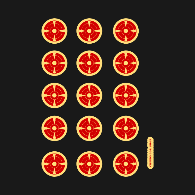 Orange Reticle Target Sheet of 15 by wyldefire